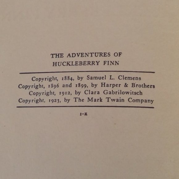 Vintage 1923 Edition of Mark Twain Book - Picture 4 of 13